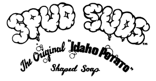 SPUD SUDS THE ORIGINAL "IDAHO POTATO" SHAPED SOAP logo