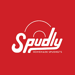 SPUDLY HOMEMADE SPUDNUTS logo
