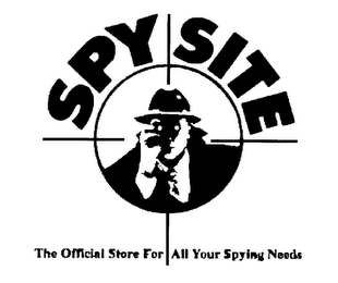 SPY SITE THE OFFICIAL STORE FOR ALL YOUR SPYING NEEDS logo