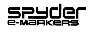 SPYDER E-MARKERS logo