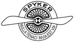 SPYKER NULLA TENACI INVIA EST VIA logo