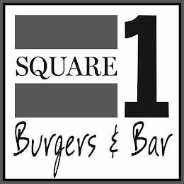 SQUARE 1 BURGERS & BAR logo