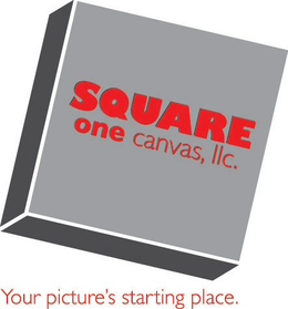 SQUARE ONE CANVAS, LLC. YOUR PICTURE'S STARTING PLACE. logo
