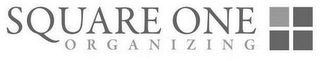 SQUARE ONE ORGANIZING logo