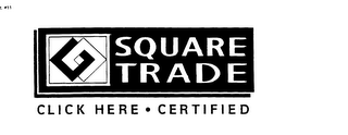 SQUARE TRADE CLICK HERE CERTIFIED logo
