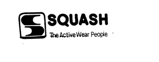 SQUASH THE ACTIVE WEAR PEOPLE logo