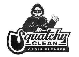 SQUATCHY CLEAN CABIN CLEANER logo
