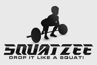 SQUATZEE DROP IT LIKE A SQUAT! logo
