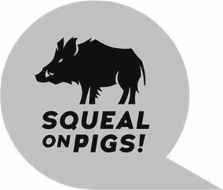 SQUEAL ON PIGS! logo