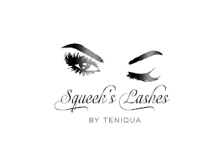 SQUEEK'S LASHES BY TENIQUA logo