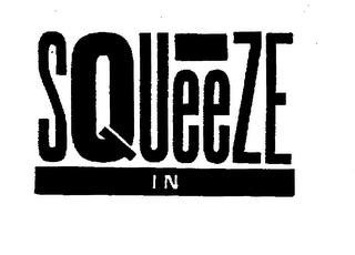 SQUEEZE IN logo