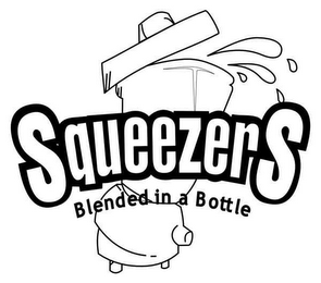 SQUEEZERS BLENDED IN A BOTTLE logo