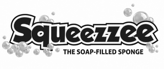 SQUEEZZEE THE SOAP-FILLED SPONGE