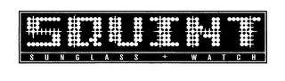 SQUINT SUNGLASS + WATCH logo