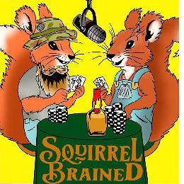 SQUIRREL BRAINED logo