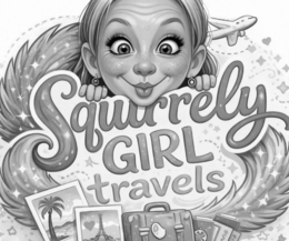 SQUIRRELY GIRL TRAVELS logo