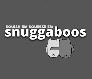 SQUISH EM SQUEEZE EM SNUGGABOOS logo