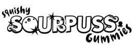 SQUISHY SOURPUSS GUMMIES logo