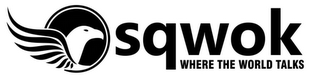 SQWOK WHERE THE WORLD TALKS logo