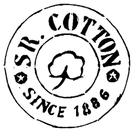 SR. COTTON SINCE 1886 logo