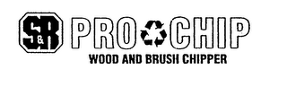 S&R PRO CHIP WOOD AND BRUSH CHIPPER logo