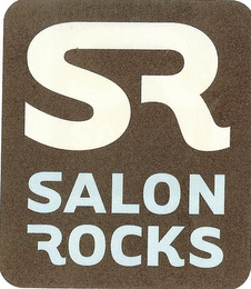 SR SALON ROCKS logo
