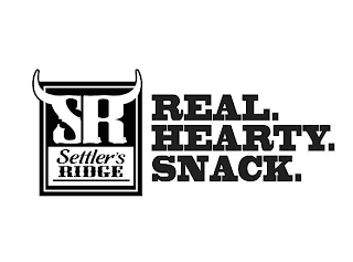 SR SETTLER'S RIDGE REAL. HEARTY. SNACK. logo