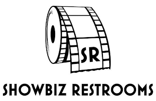 SR SHOWBIZ RESTROOMS logo