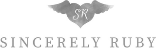 SR SINCERELY RUBY logo