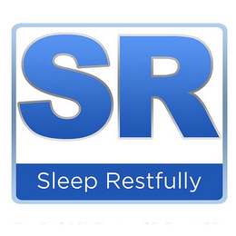 SR SLEEP RESTFULLY logo