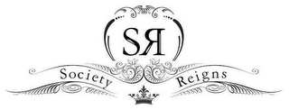 SR SOCIETY REIGNS logo