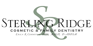 SR STERLING RIDGE COSMETIC &AMP; FAMILY DENTISTRY ERICA K CUMMINGS, DDS, MAGD, D-ABDSM logo
