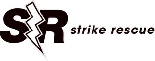 SR STRIKE RESCUE logo