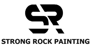 SR STRONG ROCK PAINTING logo