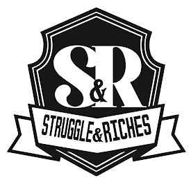 S&R STRUGGLE&RICHES logo