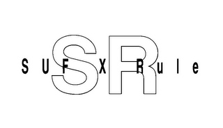 SR SUF X RULE logo