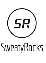 SR SWEATYROCKS logo