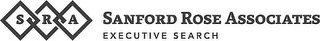 SRA SANFORD ROSE ASSOCIATES EXECUTIVE SEARCH logo
