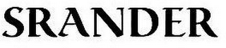 SRANDER logo