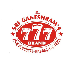SRI GANESHRAM'S 777 BRAND FOOD PRODUCTS- MADRAS -1-S-INDIA logo