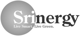 SRINERGY LIVE SMART. LIVE GREEN logo