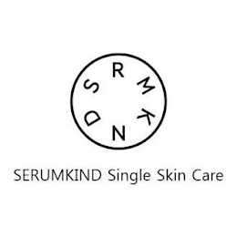 SRMKND SERUMKIND SINGLE SKIN CARE logo