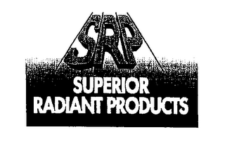 SRP SUPERIOR RADIANT PRODUCTS logo