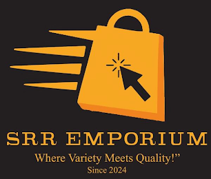 SRR EMPORIUM WHERE VARIETY MEETS QUALITY!" SINCE 2024 logo