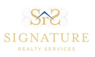 SRS SIGNATURE REALTY SERVICES logo