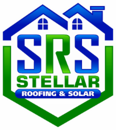 SRS STELLAR ROOFING AND SOLAR logo