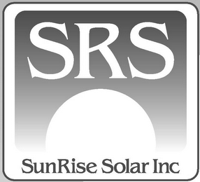 SRS SUNRISE SOLAR INC logo