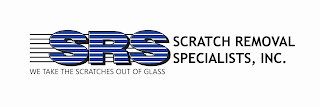 SRS WE TAKE THE SCRATCH OUT OF GLASS SCRATCH REMOVAL SPECIALISTS, INC. logo
