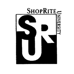 SRU SHOP RITE UNIVERSITY logo