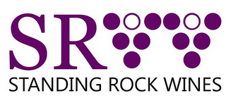 SRW STANDING ROCK WINES logo